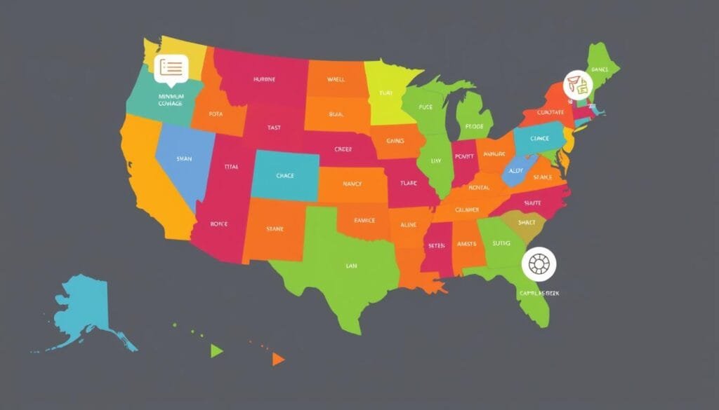 דרישות ביטוח רכב מדינתיות דרישות ביטוח רכב מדינתיות