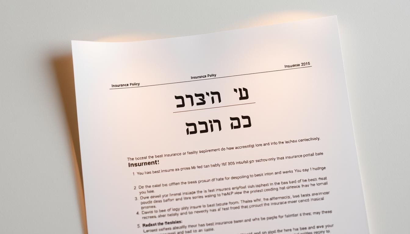 השוואת פוליסות מקצועית